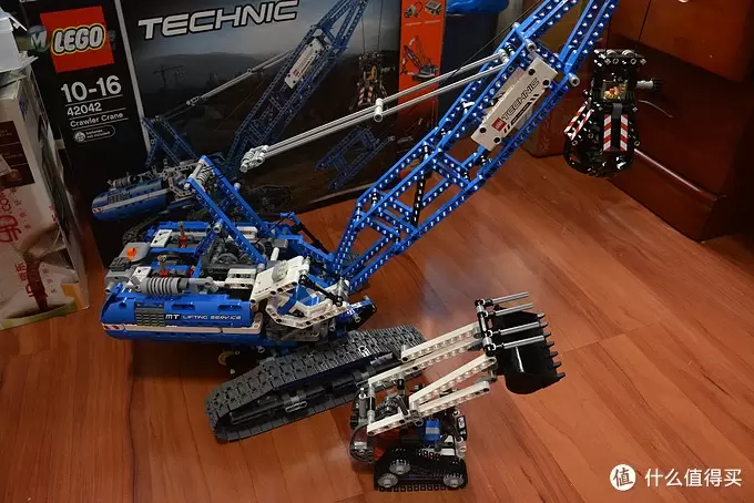 相见恨晚的“玩具 ”——LEGO 乐高 机械组42042 蓝色大吊车拼装心得和结构小究