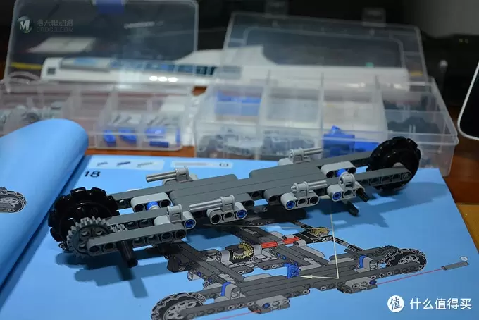 相见恨晚的“玩具 ”——LEGO 乐高 机械组42042 蓝色大吊车拼装心得和结构小究