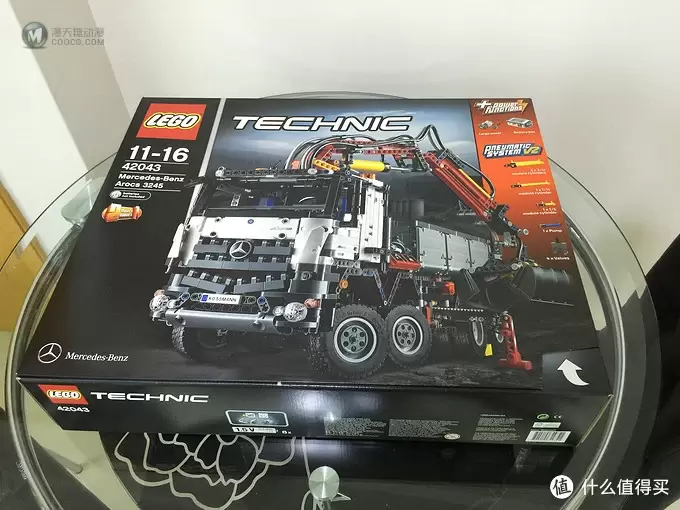 火速送达：德亚直邮 LEGO 乐高 科技系2015旗舰 42043 奔驰 Arocs 3245卡车