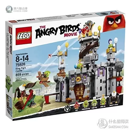 LEGO 乐高 75826 愤怒的小鸟大电影 猪王城堡