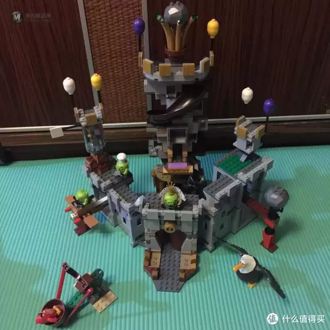 LEGO 乐高 75826 愤怒的小鸟大电影 猪王城堡