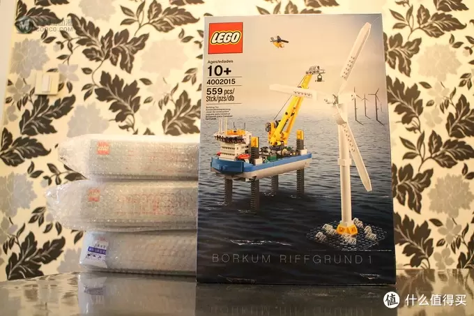 超限定套组 LEGO 乐高 4002015 德国博尔库姆岩盘海上风力发电场1（风车+自升式平台）