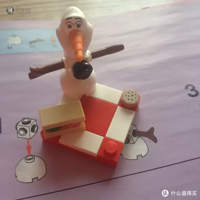 和孩子一起玩乐高：LEGO 乐高 41062 迪士尼公主系列 爱莎的闪耀冰雪城堡