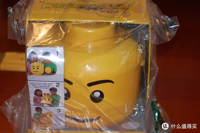 大头大头，下雨不愁：小盆友的LEGO 乐高 笑脸大头 收纳罐 零件桶