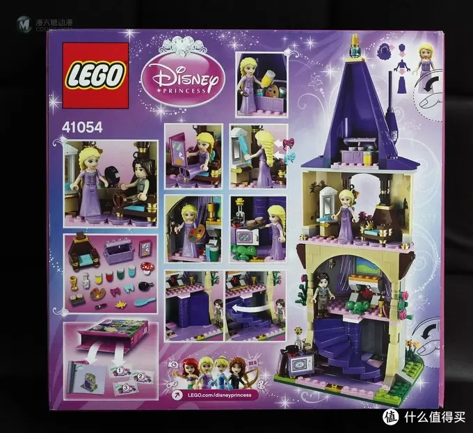 美呆了的童话世界：LEGO 乐高 迪斯尼公主系列 41054 乐佩的创意高塔