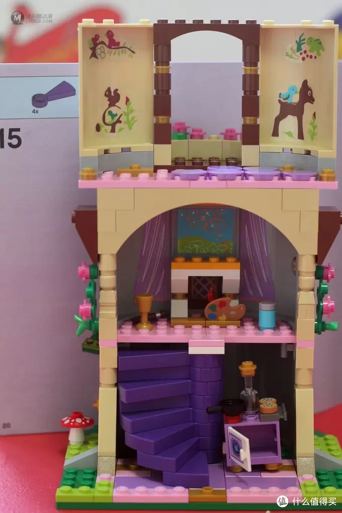 美呆了的童话世界：LEGO 乐高 迪斯尼公主系列 41054 乐佩的创意高塔