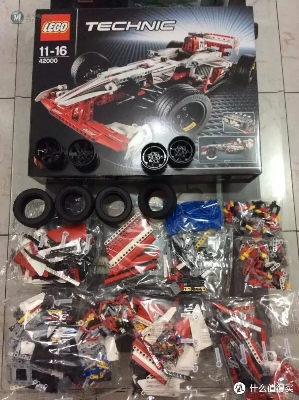 乐高是巨坑：LEGO 乐高 Grand Prix Racer 方程式赛车 42000开箱作业