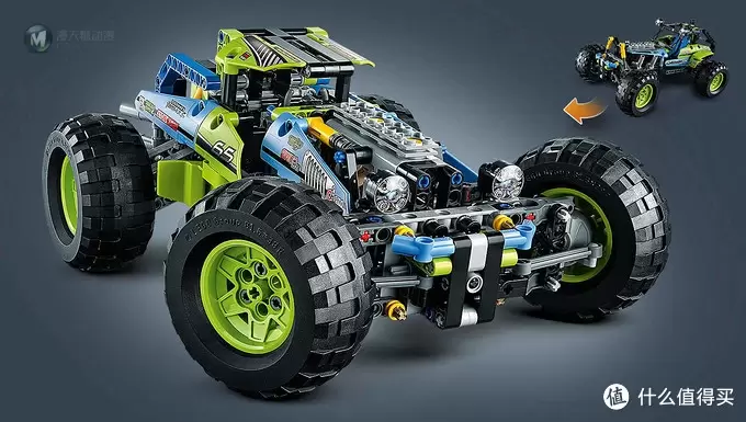 LEGO 乐高 42037 Formula Off-Roader 方程式越野车 & 改造Power fuction
