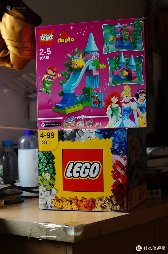 LEGO 乐高 得宝主题系列 美人鱼爱丽儿的海底城堡 10515 & 创意拼砌基础包10681