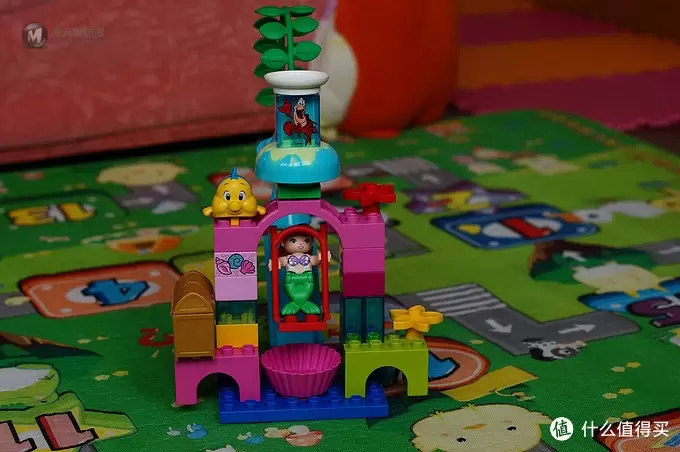 LEGO 乐高 得宝主题系列 美人鱼爱丽儿的海底城堡 10515 & 创意拼砌基础包10681