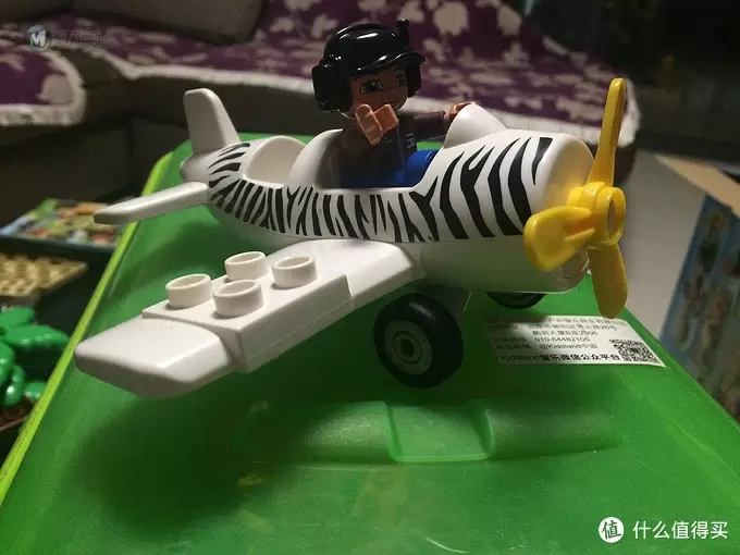 小心，有猛兽出没：LEGO 乐高 得宝主题拼砌系列 动物园全家福 6156