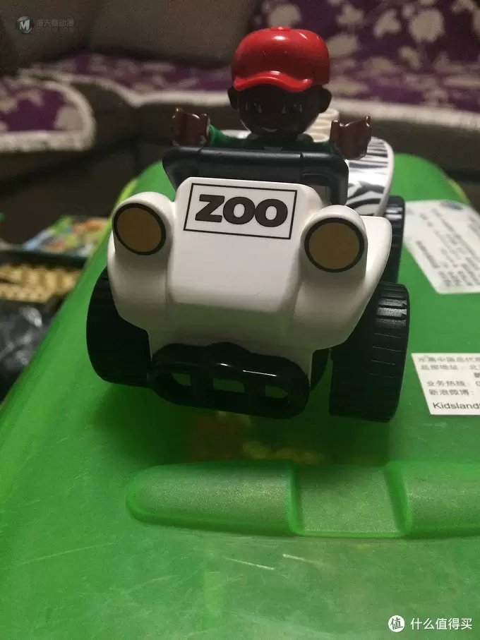 小心，有猛兽出没：LEGO 乐高 得宝主题拼砌系列 动物园全家福 6156
