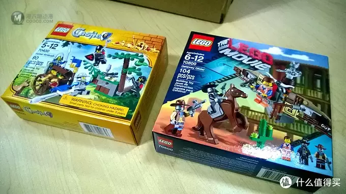 LEGO 乐高 Movie 70800 Getaway Glider 逃亡滑翔机 & Castle Forest Ambush 6024762 建筑玩具