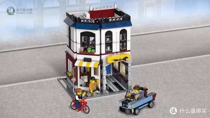 迷你街景：LEGO 乐高 31026 咖啡屋和单车店
