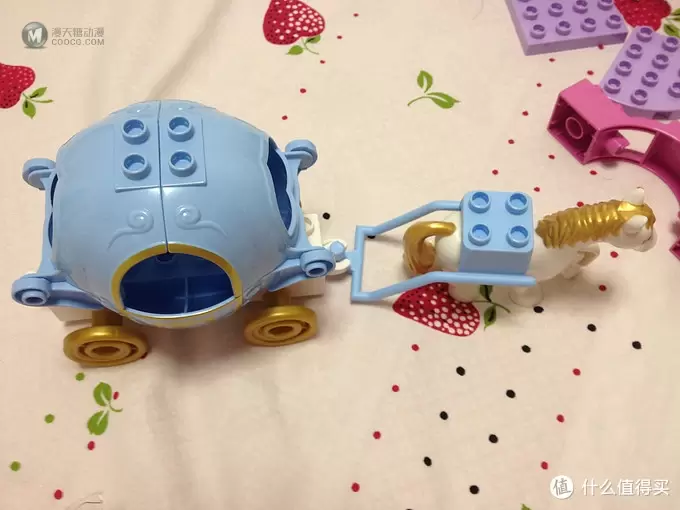 粉嫩公主梦：LEGO 乐高 得宝 迪士尼系列 灰姑娘的魔幻马车 41053/6153