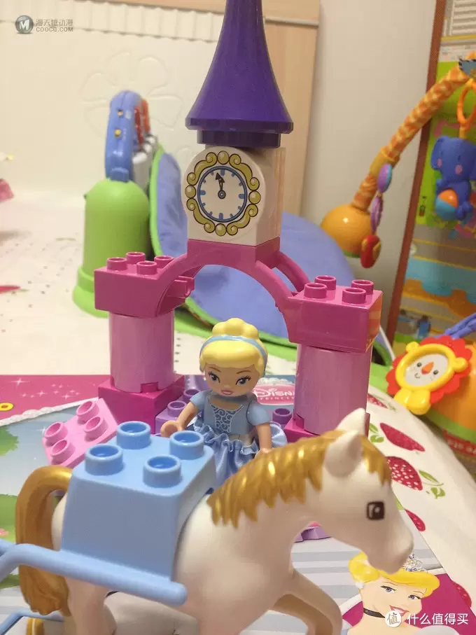 粉嫩公主梦：LEGO 乐高 得宝 迪士尼系列 灰姑娘的魔幻马车 41053/6153