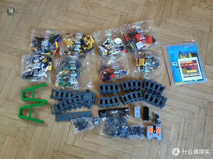 圆了儿时的火车梦：LEGO 乐高 7939 遥控货运火车