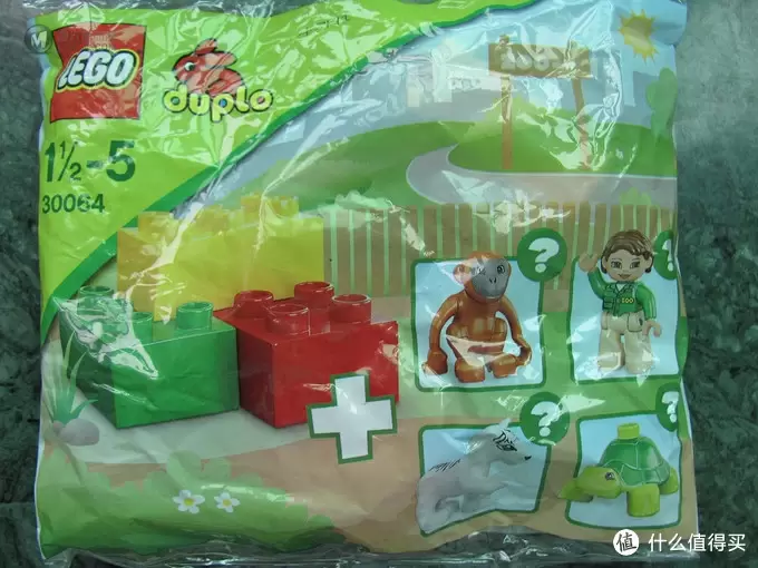 最最最入门的乐高：给6个月大的儿子玩的LEGO 乐高 得宝 动物拼砌包 30063/30064