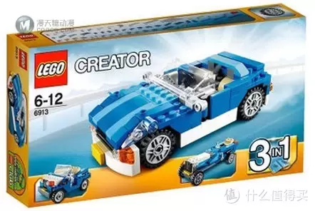 帅气的蓝色小跑：LEGO 乐高 创意组 6913