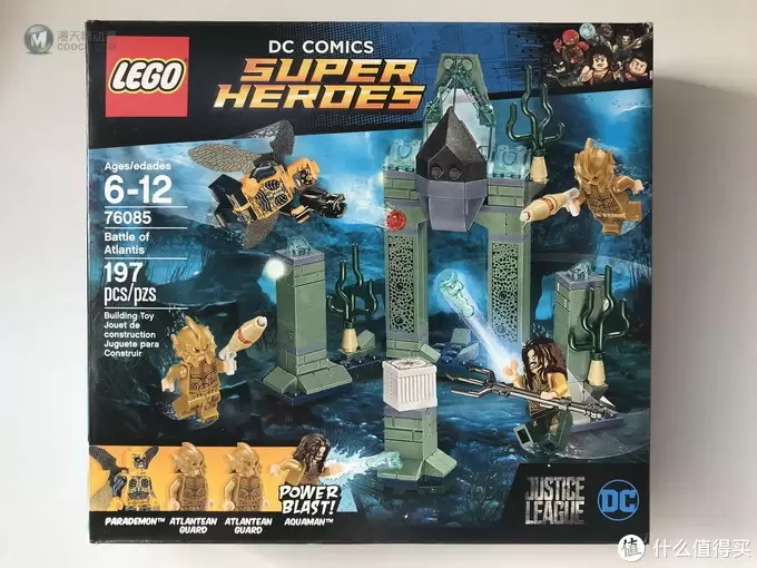 #本站首晒#LEGO 乐高 拼拼乐 - 76085 正义联盟之亚特兰蒂斯之战