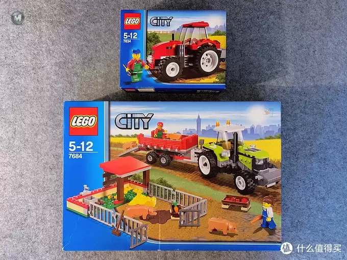 LEGO 乐高 7634 拖拉机和7684 养猪场和拖拉机
