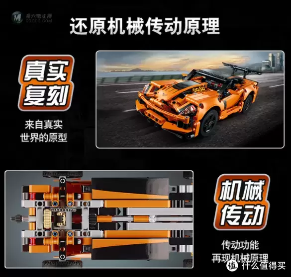 LEGO 篇十：惊喜红包+暴力神券=乐高年货玩具—京东商城超值价入手LEGO机械组雪佛兰Corvette跑车玩具