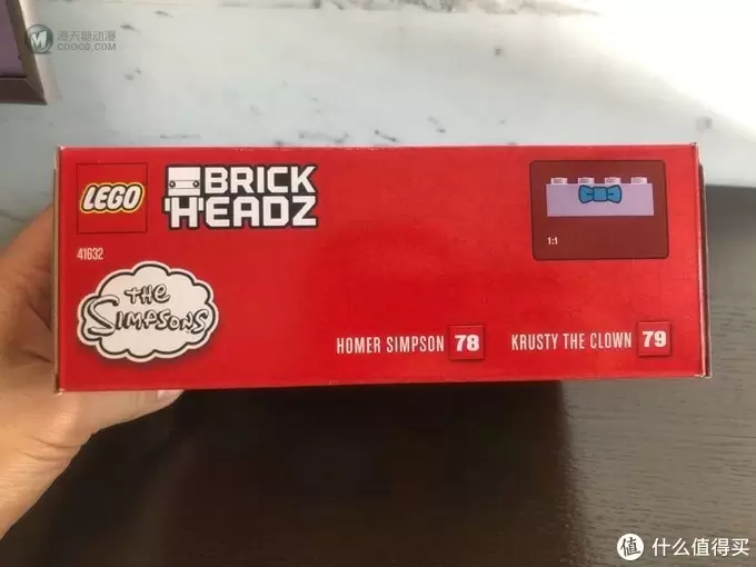 乐高 方头仔 篇六：LEGO乐高BrickHeadz方头仔41632辛普森一家荷马小丑套装