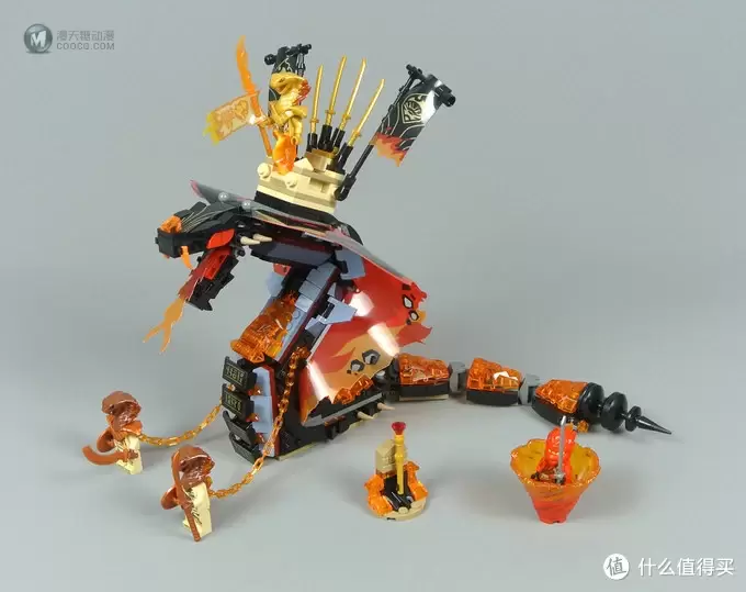 乐高拼搭指北：乐高幻影忍者70666 黄金烈焰眼镜蛇