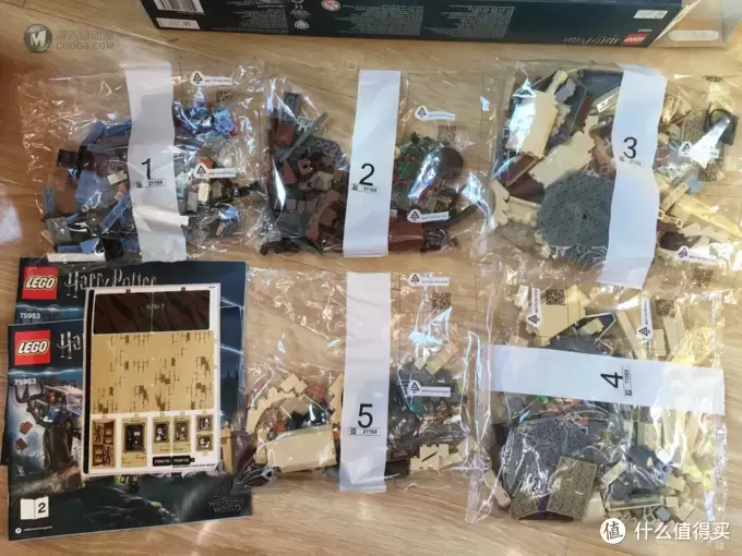终于开拼了！乐高75953霍格沃茨城门与打人柳 开箱晒物
