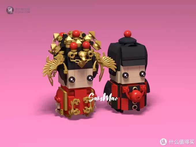 乐高积木 篇一：乐高积木方头仔MOC:婚嫁系列-中式婚礼