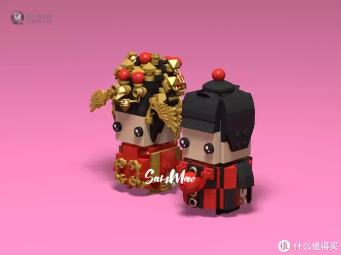 乐高积木 篇一：乐高积木方头仔MOC:婚嫁系列-中式婚礼
