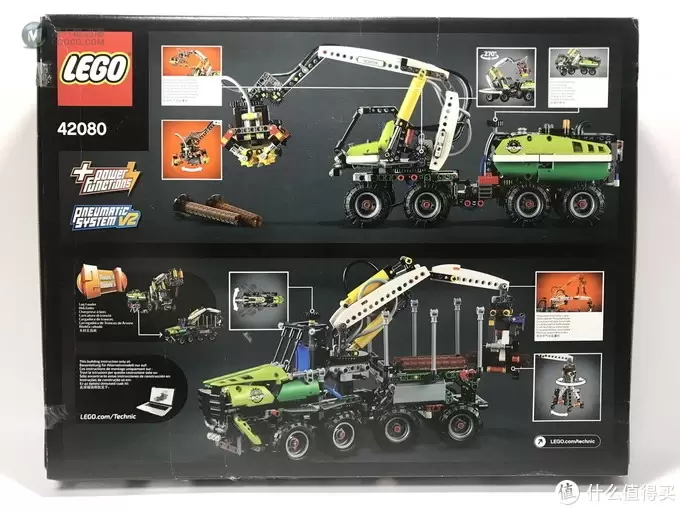 LEGO 乐高 拼拼乐 篇203： 税补来的2018年科技气动套装 42080 多功能林业机械