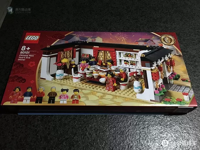 LEGO 乐高 80101年夜饭—来自一个菜鸟的开箱拼装过程全记录
