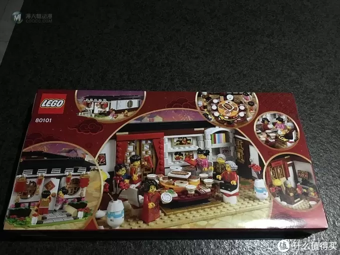 LEGO 乐高 80101年夜饭—来自一个菜鸟的开箱拼装过程全记录
