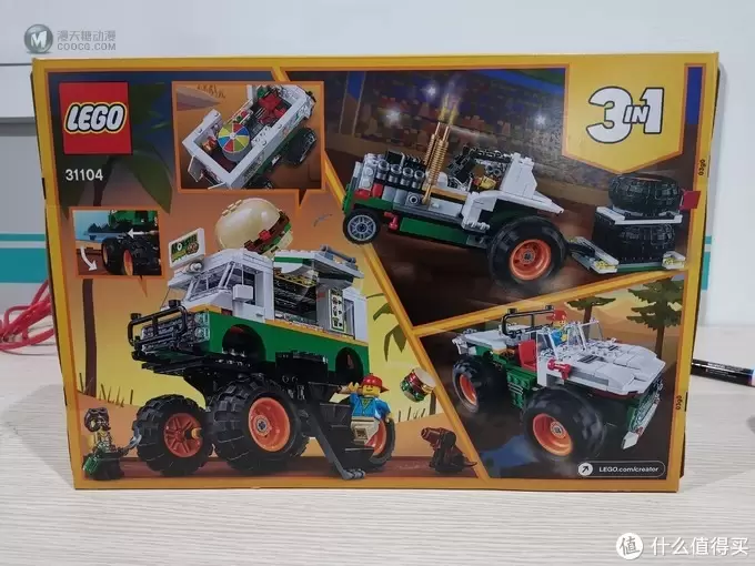 老杨的玩具仓库 篇四十八：LEGO CREATOR创意3合1系列 巨轮汉堡车 A模式评测