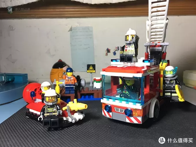 我的积木 篇一：#原创新人# LEGO 乐高 60106 消防入门 & 60107云梯消防车
