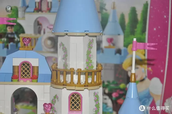 单反毁一生，LEGO穷三代 篇三十三：LEGO 乐高 41055 迪士尼公主系列 Cinderella's Romantic Castle 灰姑娘的浪漫城堡