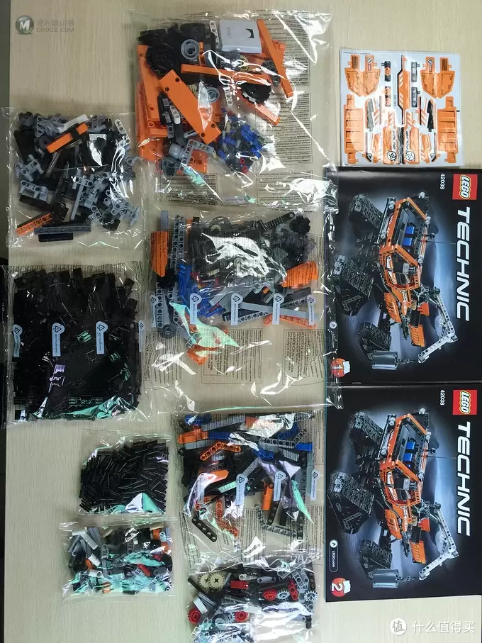 LEGO 乐高 42037 Formula Off-Roader 方程式越野车 & 改造Power fuction