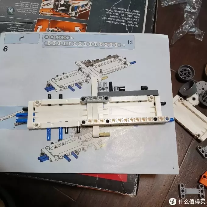 老杨的玩具仓库 篇十：乐高机械组 42052 双旋翼运输直升机