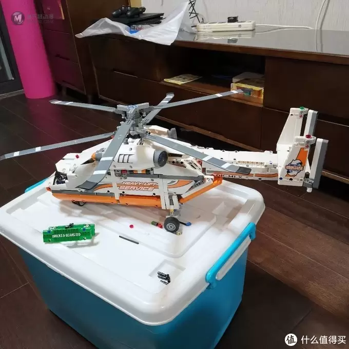 老杨的玩具仓库 篇十：乐高机械组 42052 双旋翼运输直升机