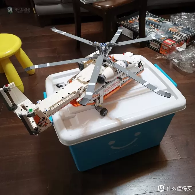 老杨的玩具仓库 篇十：乐高机械组 42052 双旋翼运输直升机