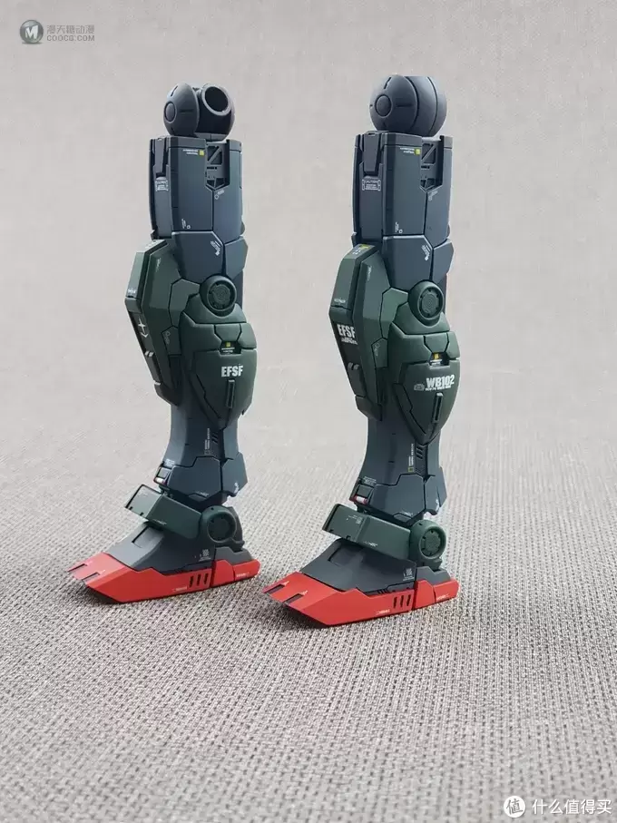 RX-78-02工作机涂装，就算一身绿，脑袋也绝不能绿