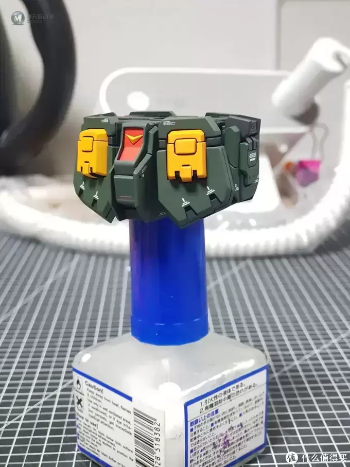 RX-78-02工作机涂装，就算一身绿，脑袋也绝不能绿