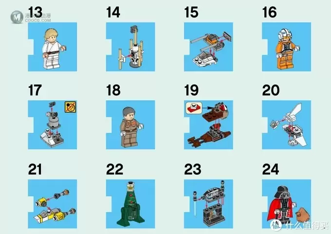 LEGO砖家测评 乐高75056星战系列圣诞倒数日历