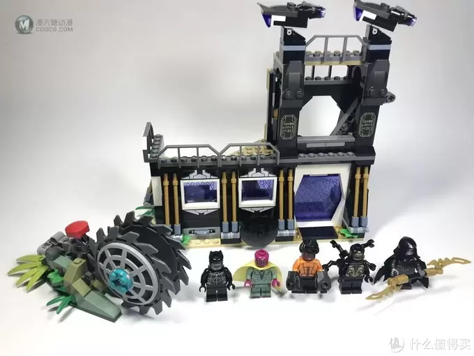 LEGO 乐高 拼拼乐 篇198：心灵之石到来，超级英雄系列 76103 乌鸦座长刃的利刃攻袭