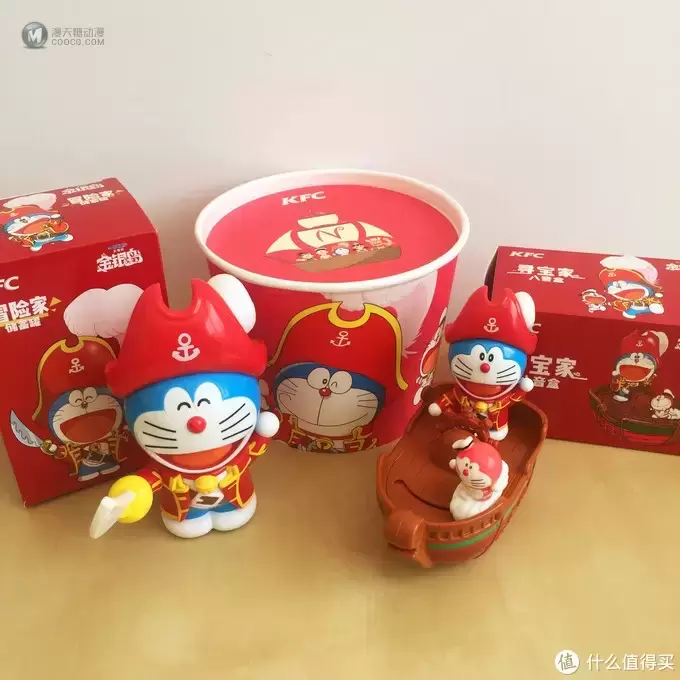 玩具测评丨KFC肯德基2018年哆啦a梦金银岛