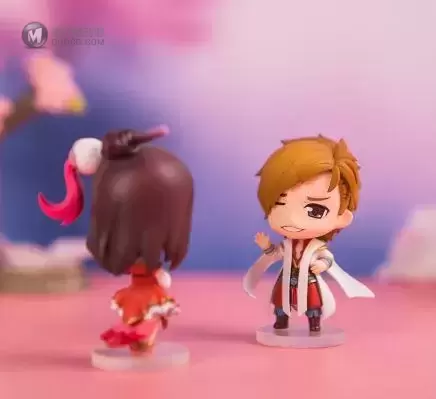 剑灵 南素柔&啸四海 Q版手办