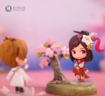 剑灵 南素柔&啸四海 Q版手办