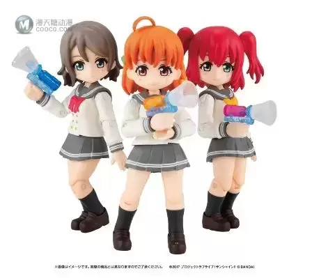 Aqours SHOOTERS！Love Live! Sunshine!! 黑泽露比 ＆ 渡边曜 ＆ 高海千歌