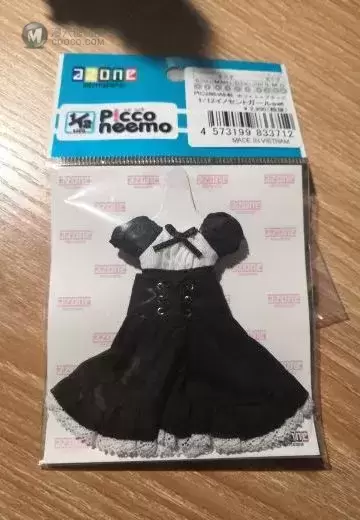 人形の服 White x Black